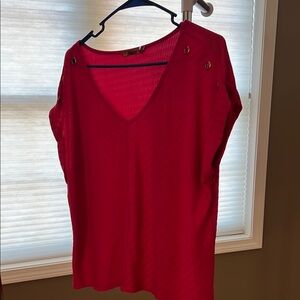 Belldini Pink Relaxed Blouse,